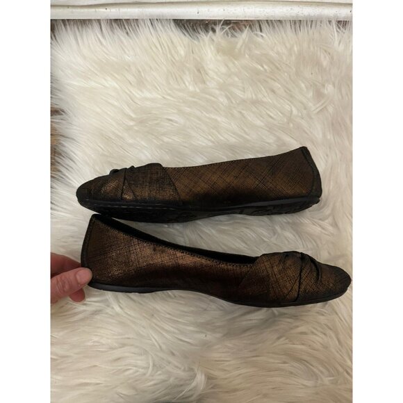 Born Lilly Bronze Ballerina Flat Comfort Shoe Women’s Size 10 - Picture 13 of 13